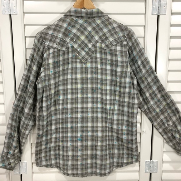 Rock 47 by Wrangler Snap Button Western Shirt - Picture 6 of 8